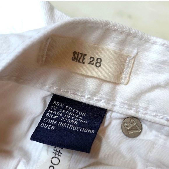 Madewell high waist cuffed white shorts Size 28 - Picture 4 of 15